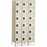 SAFCO Safco Six-Tier Two-tone 3 Column Locker with Legs