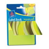 Avery Green Waves Label Book AVE22069