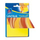 Avery Orange Waves Label Book AVE22070