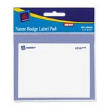 Avery Name Badge Label Pad AVE45147