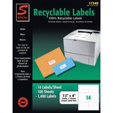Simon 11349 Address Label - 1.33' Width x 4' Length - 1400 / Box