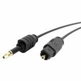 STARTECH.COM StarTech.com 3 ft Toslink to Mini Digital Optical SPDIF Audio Cable