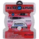 DJ-Tech XLR-2-USB Audio Cable Adapter