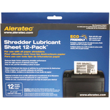ALERATEC Aleratec 240165 Shredder Lubricant Sheet