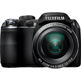 Fujifilm FinePix S4000 14 Megapixel Bridge Camera - 4.30 mm-129 mm - Black