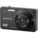 Olympus VG-110 12 Megapixel Compact Camera - 4.80 mm-19.20 mm - Black