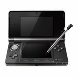 Nintendo 3DS 3.5' Active Matrix TFT Color LCD CTRSKAAA Handheld Game Console - Cosmo Black - Dual Screen