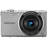 Samsung SH100 14.2 Megapixel Compact Camera - 4.70 mm-23.50 mm - Silver