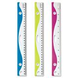 OIC Designer Easy Grip Ruler OIC30216