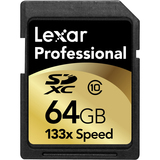 Lexar LSD64GCRBNA133 64 GB Secure Digital Extended Capacity (SDXC) - LSD64GCRBNA133
