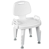 Medline Bath Bench with Back and Arm MIIMDS89755RH