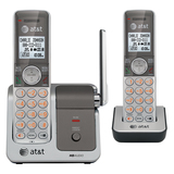 AT & T CL81201 Standard Phone - DECT - Silver, Black