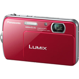 Panasonic Lumix DMC-FP7 16.1 Megapixel Compact Camera - 6.30 mm-25.20 mm - Red