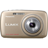 Panasonic Lumix DMC-S1 12.1 Megapixel Compact Camera - 5 mm-20 mm - Gold