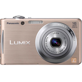Panasonic Lumix DMC-FH5 16.1 Megapixel Compact Camera - 5 mm-20 mm - Gold