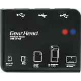 Gear Head CR7500H Flash Reader/USB Hub Combo - CR7500H