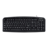 GEAR HEAD Gear Head KB3600MPU Keyboard - Wired - Black