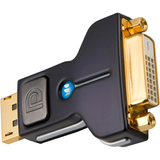 Monster Cable Digital Life DL DSPT-DVI ADPT Video Adapter - 1 x DVI-D Female Digital Video - 1 x DisplayPort Male Digital Video - Gold-plated Contacts - Black