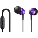 Sony MDR-EX58V Earphone - Stereo - Violet - Mini-phone