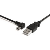 STARTECH.COM StarTech.com 3 ft Mini USB Cable - A to Left Angle Mini B