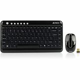 GL-5300 2.4Ghz Wireless Keyboard & Mouse Combo w/o Numeric Pad by Ergoguys - USB Wireless RF Keyboard - USB Wireless RF Mouse - Laser - 1600 dpi - Tilt Wheel