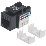 IC INTRACOM - INTELLINET Intellinet Cat6 UTP Punch-down Keystone Jack, Black