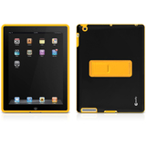 Macally DUALSTAND2 Skin for iPad - Yellow, Black - DUALSTAND2