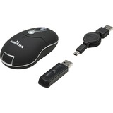 MANHATTAN 176811 MMX Mouse - Optical - Wireless - Radio Frequency - Black