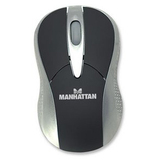 MANHATTAN 177139 MLX Mouse - Laser - Wireless - Radio Frequency - Black, Silver