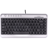 KL-5 Keyboard by Ergoguys- Wired - Silver - USB, PS/2 - PC