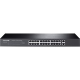 TP-LINK USA CORPORATION TP-LINK TL-SL1226 24+2G Gigabit Switch, 24 10/100M Ports, 2 Fixed 10/100/1000M ports, 1U 19-inch rack-mountable steel case