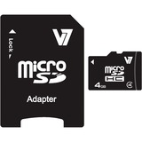 V7 V7 VAMSDH4GCL4R-1N 4 GB MicroSD High Capacity (microSDHC) - 1 Card