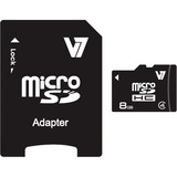 V7 V7 VAMSDH8GCL4R-1N 8 GB MicroSD High Capacity (microSDHC) - 1 Card