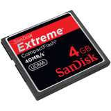 SanDisk Extreme SDCFX-004G-A75 4 GB CompactFlash (CF) Card
