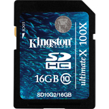 Kingston Ultimate X SD10G2/16GB 16 GB Secure Digital High Capacity (SDHC)