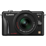 Panasonic Lumix DMC-GF2 12.1 Megapixel Mirrorless Camera (Body with Lens Kit) - 14 mm-42 mm - Black