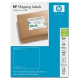 HP White Shipping Labels (3.33" x 4"), 6 Labels per Sheet, 100 Sheets