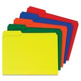 Globe-Weis Single Top Colored File Folder