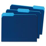 Globe-Weis Single Top Colored File Folder