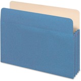 Globe-Weis TUFF Pocket Colored Top Tab File Pocket GLW1534GBLU10