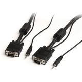 STARTECH.COM StarTech.com 15 ft Coax High Resolution Monitor VGA Cable with Audio HD15 M/M
