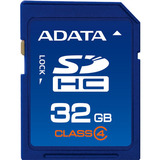 Adata ASDH32GCL4-R 32 GB Secure Digital High Capacity (SDHC) - 1 Card - Retail ASDH32GCL4-R