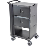 Ergotron TeachWell Tablet Management Cart with ISI & Two Modules - 25.00 lb Capacity - 4 x 4