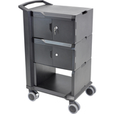 Ergotron TeachWell Tablet Management Cart with Three Modules - 25.00 lb Capacity - 4 x 4