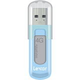 Lexar JumpDrive V10 4 GB USB 2.0 Flash Drive - Light Blue LJDV10-4GBASBNA