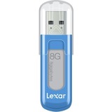 Lexar JumpDrive V10 8 GB USB 2.0 Flash Drive - Blue LJDV10-8GBASBNA