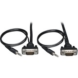 TRIPP LITE Tripp Lite P504-003-SM Coaxial A/V Cable for Monitor, Speaker - 3 ft