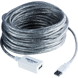 TRENDNET TRENDnet TU2-EX12 USB Data Transfer Cable for Camera, Network Device, Printer, Speaker - 39.37 ft