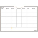 WallMates Self-Adhesive Dry-Erase Monthly Planning Surface, White, 24" x 18"  MPN:AW602028