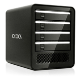 Icy Dock MB561US-4SB-1 Storage Enclosure - External - Black - MB561US4SB1